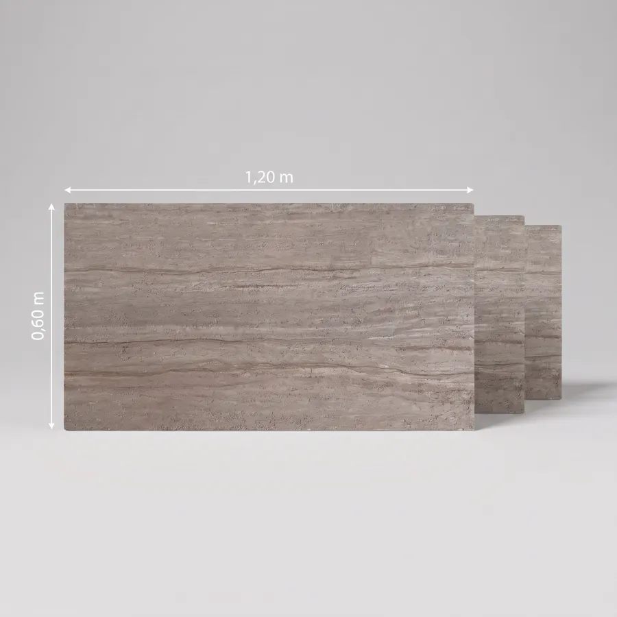 Pierre flexible travertin gris en gros